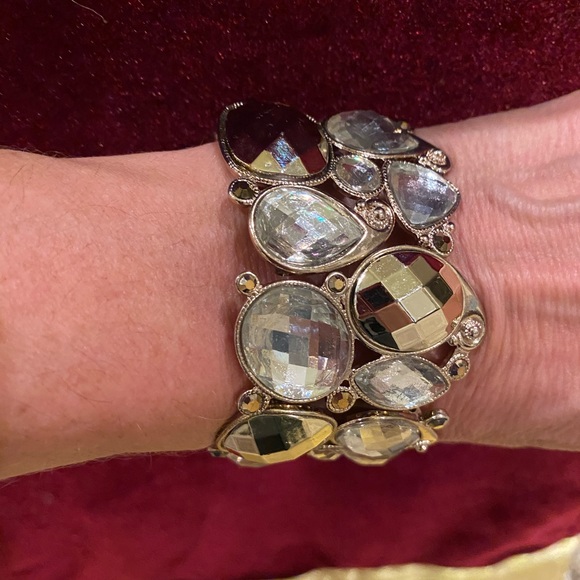 📿INC International Gold-Tone Puff Stone Statement Necklace & Bracelet - Picture 12 of 14